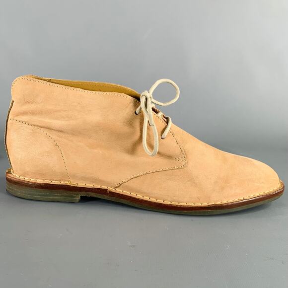 COLE HAAN Size 9.5 Tan Suede Lace-Up Chukka Ankle Boots main image 6